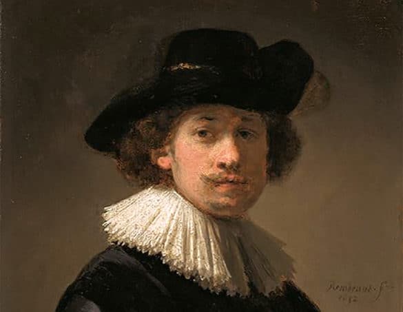 Autoportrait Rembrandt 1632