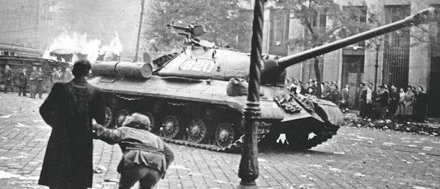 insurrection de Budapest 1956, char russe