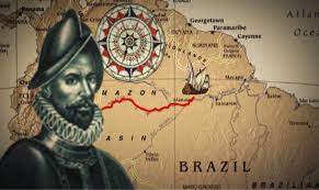 découverte de l'Amazone par le conquistador Francesco de Orellana