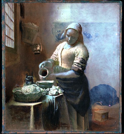 La laitière de Vermeer exposition au Rijksmuseum à Amsterdam
