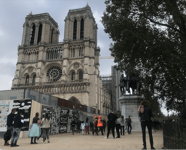 Notre-Dame de Paris chantier de restauration après incendie