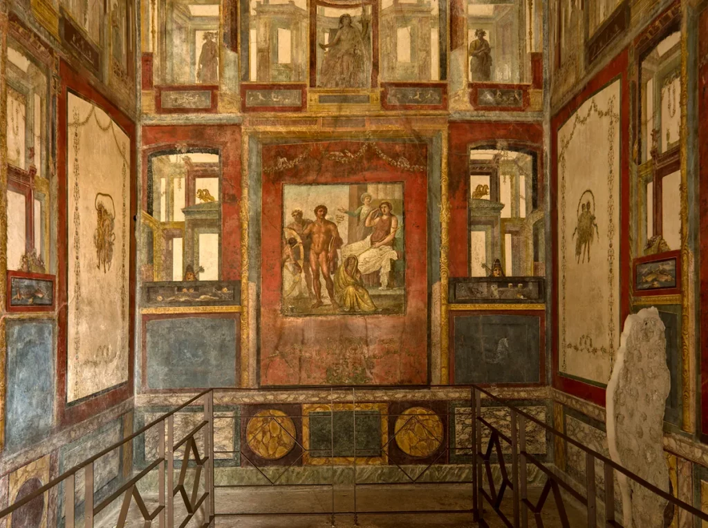 Pompéi fresques restauration