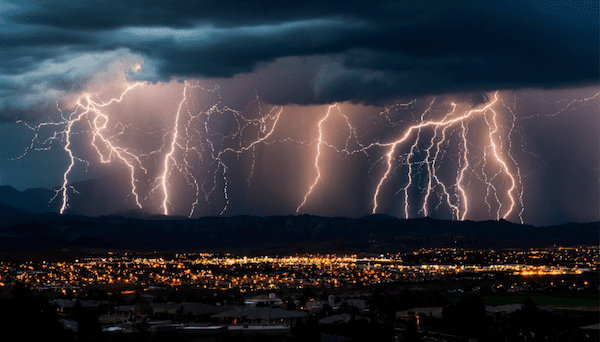 énergie électrique naturelle orage