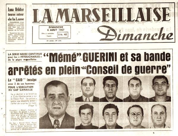 Marseille pègre résistance guerre d'Algérie