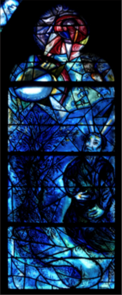 Moïse Marc Chagall vitrail cathédrale Saint-Étienne de Metz