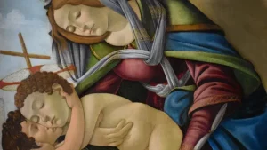 Vierge à l'Enfant. atelier de Botticelli. Champigny en Beauce