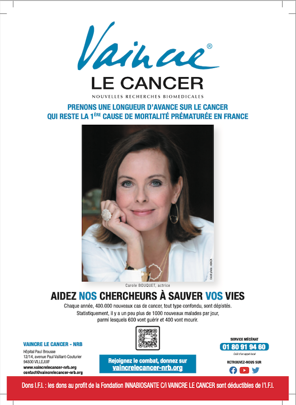 Chaque année 400.000 nouveaux cas de cancer, tout typs confondu, sont dépistés. Statistiquement, il y a un peu plus de 1000 nouveaux malades par jour, parmi lesquels 600 vont guérir et 400 vont mourir